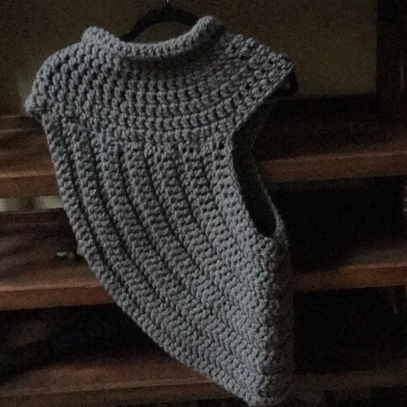 Handmade katness archer cowl vest cowgirl boho rodeo festival farmer’s market - Picture 2 of 9